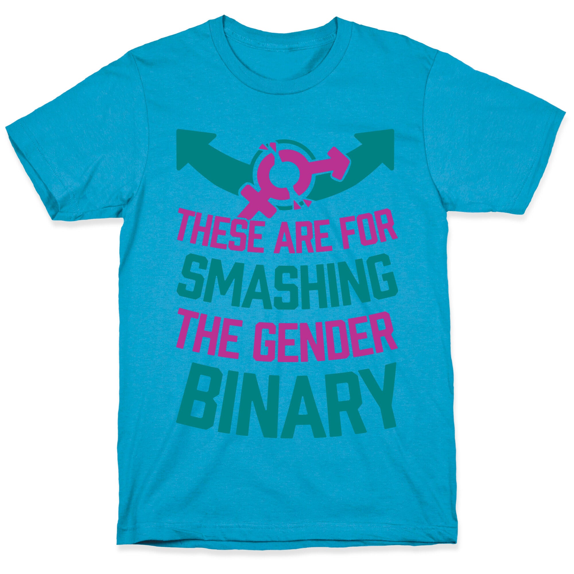 These Are For Smashing The Gender Binary Unisex Triblend Tee